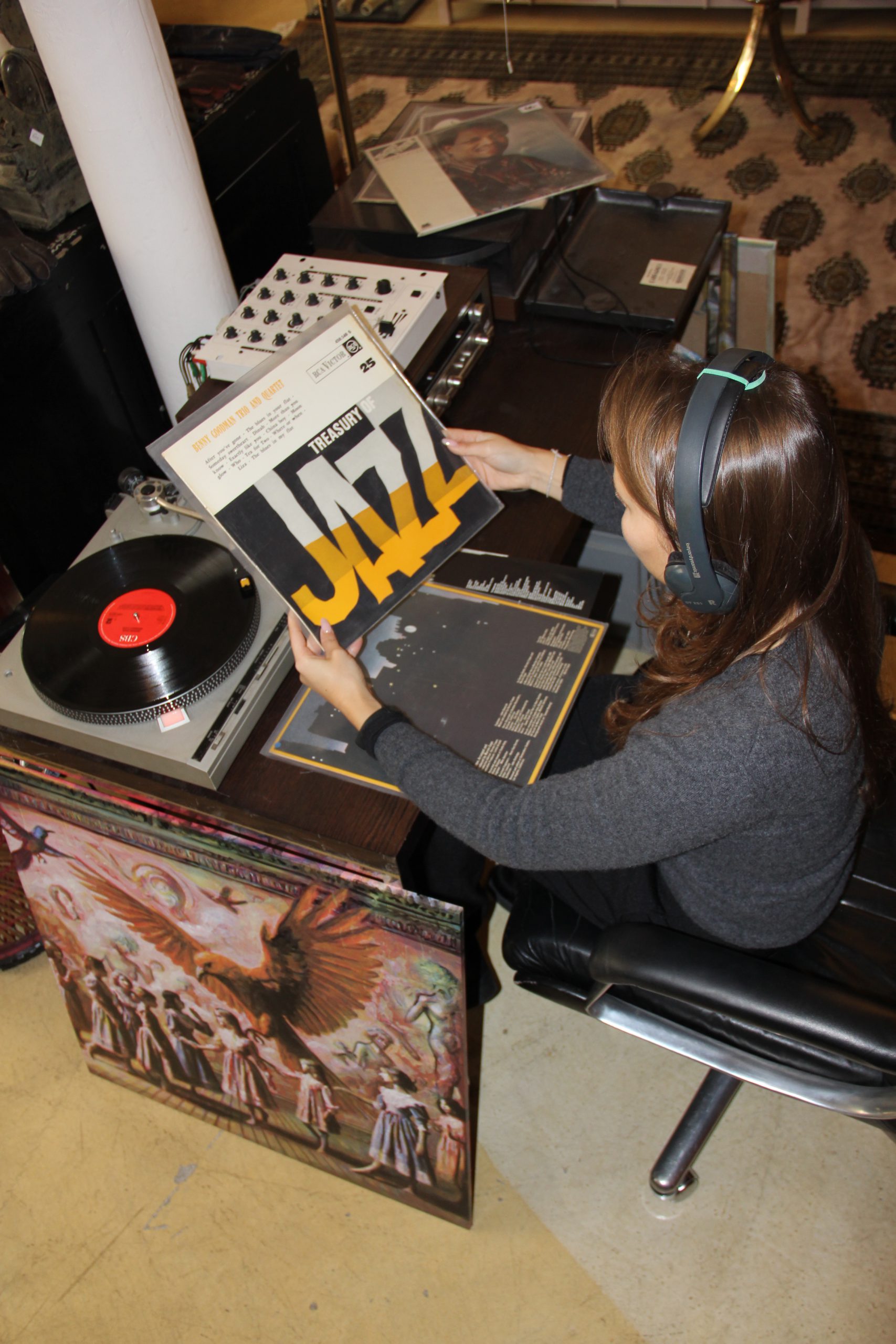 écouter les vinyles de l'arcadem